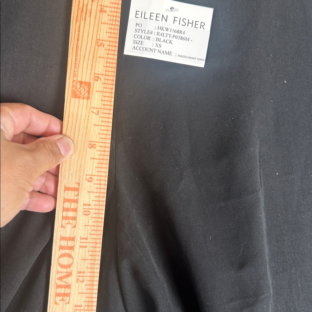 NWT Eileen Fisher Wide Leg Palazzo Black Tencel Women’s Size S - Picture 9 of 15